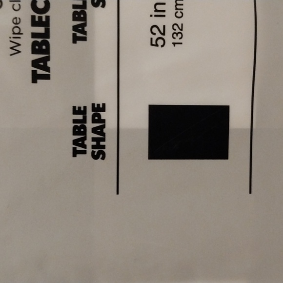 BLACK AND WHITE CHECKERED RECTANGULAR tablecloth - Picture 6 of 8